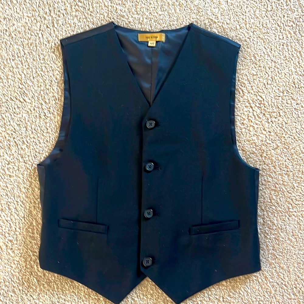 Boys black Classic Club vest size 10/12.